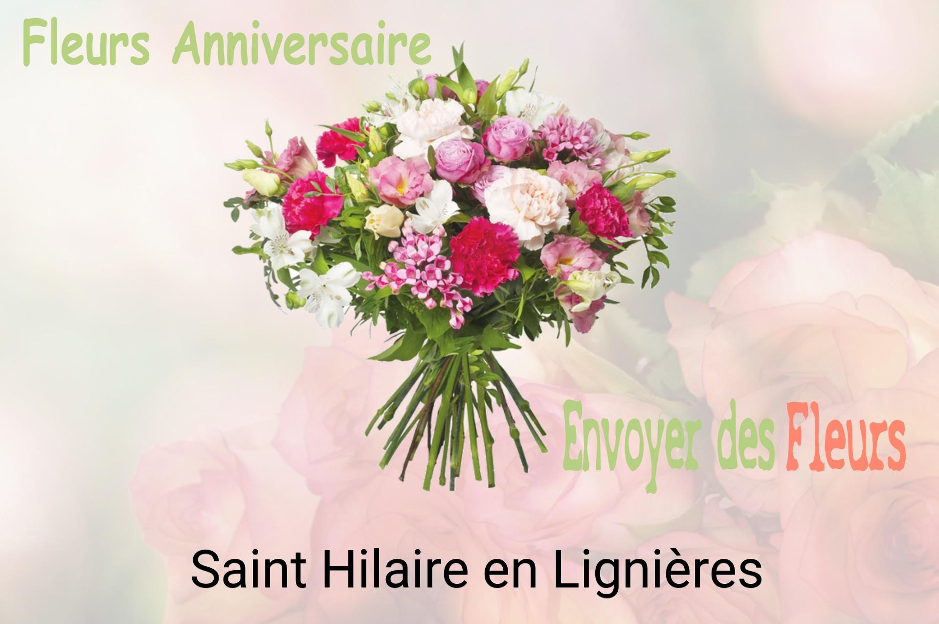 Bouquet de fleurs d’anniversaire livré à Saint-Hilaire-en-Lignières